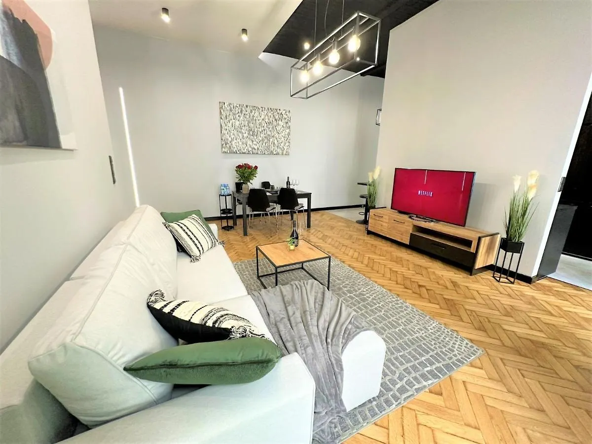 Apartment Luxury 100M2 Loft Design-Apartment At Wawel + Netflix Krakow